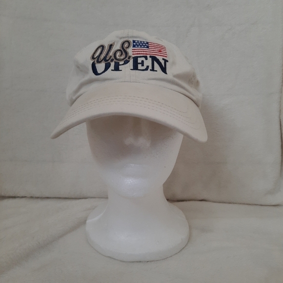 Vintage 2003 Olympia Fields U.S. Open khaki tan embroidered Dad hat - Picture 4 of 13